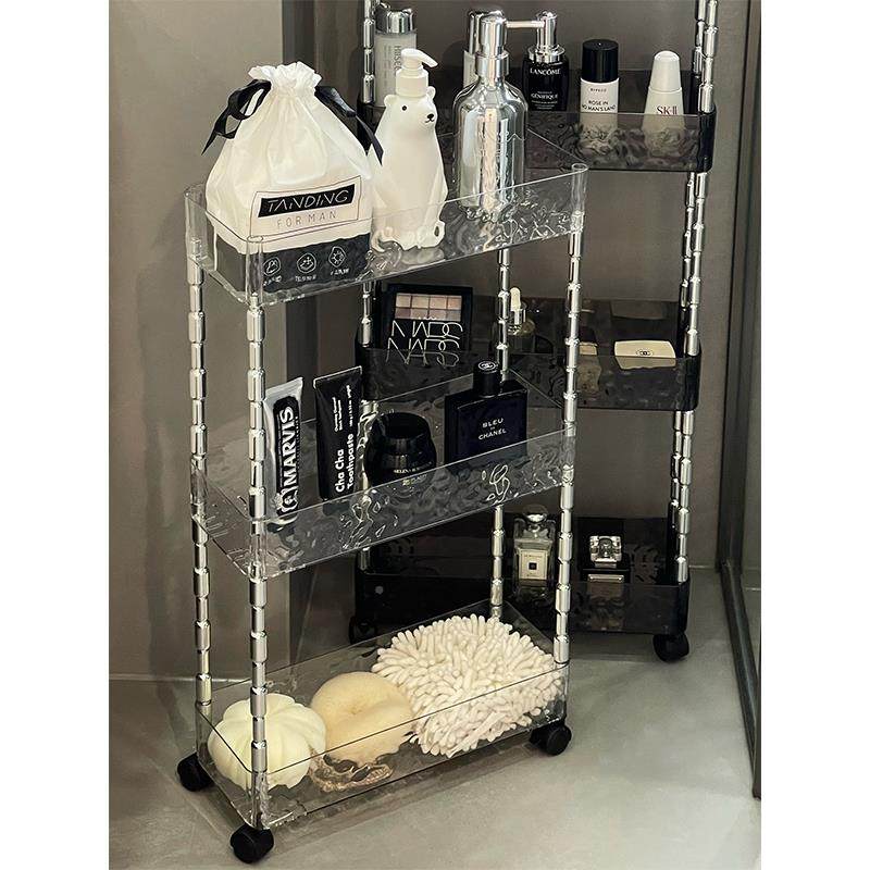 A9L隙收纳F78MM89J柜卫生置间落地可移动整理架侧架边缝极窄物浴