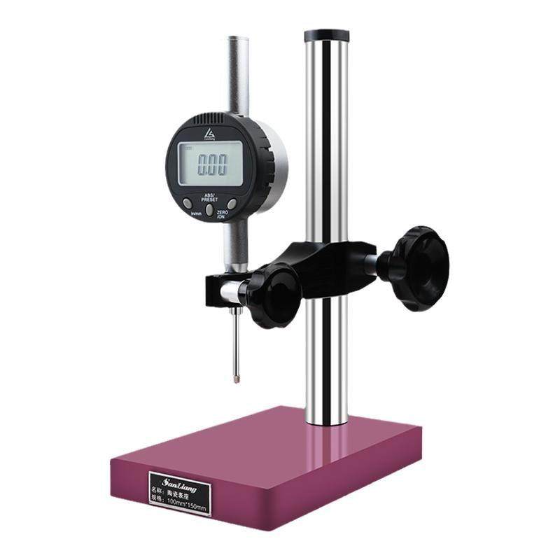 三量花岗高度规大理石测比测台座石量平台百722千分表陶瓷表座支