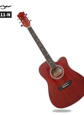 工厂吉他初学者t41吉他寸GGA-411A-411沙利合板吉他入比门新手琴g