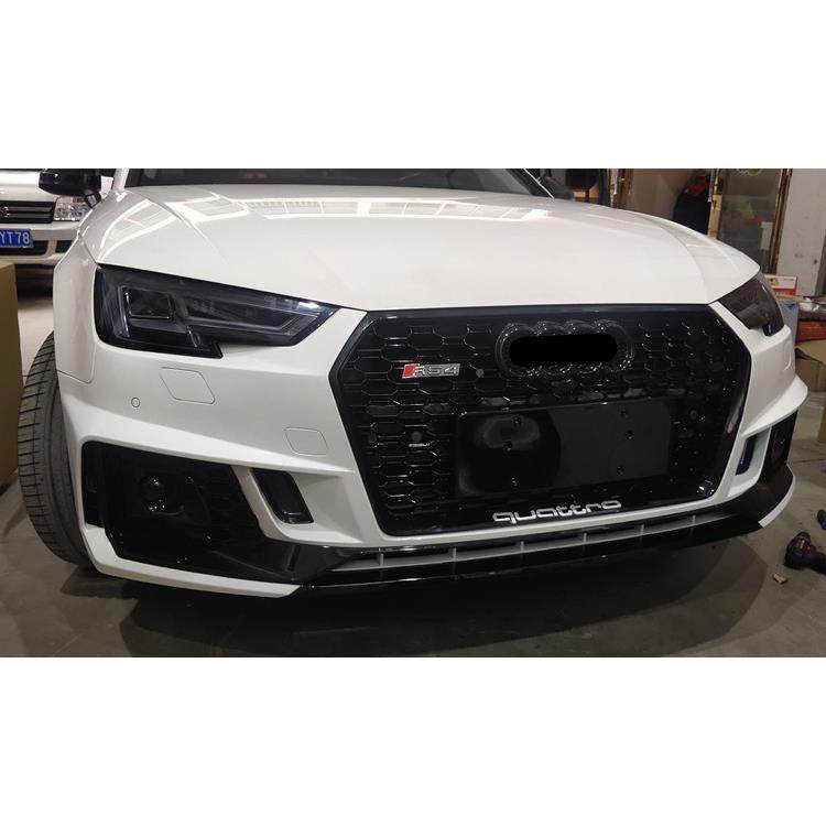 奥.迪08-3款A4L改装115RS4大包围A4LB保险杠rs94前2杠917181中网