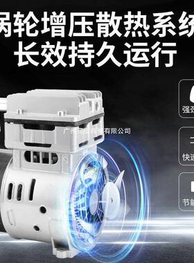 无油RMC空压机机头600/小8001200/1500W型静音气泵铜线压机缩电/