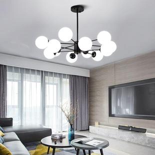 吊灯LED客厅灯现602简约大2气20代5年新款 卧主灯金色魔豆室灯具