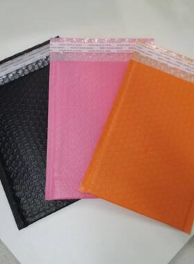 沫色气泡袋共黑挤膜加厚信封袋泡服装装袋紫色防震打包包快递URY