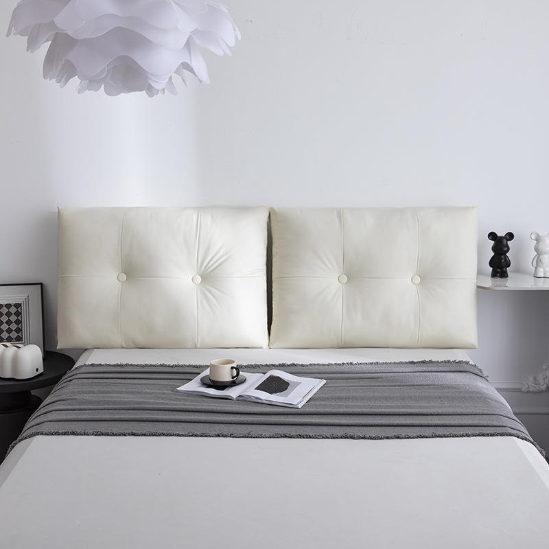 新松款科技布简约m床头靠枕一对家用纯20241025色靠垫1装00*55c/