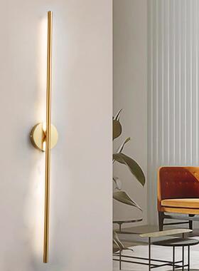 极壁简长条线过447条灯现代卧室床头酒店一走廊道设计师款字玄关