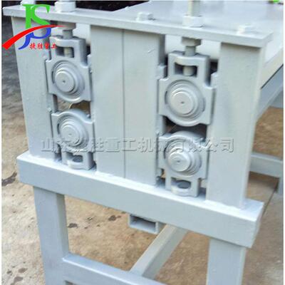 桶废旧油平机油电动型漆桶滚平展机小型卧式油桶JS-123铁皮辗轧机