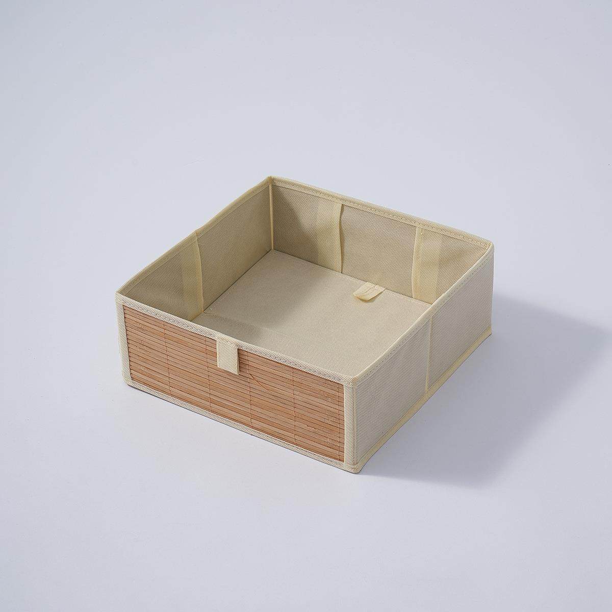 /无布纺收纳带盖分层布艺多功盒收能收纳箱家用衣物纳整理箱