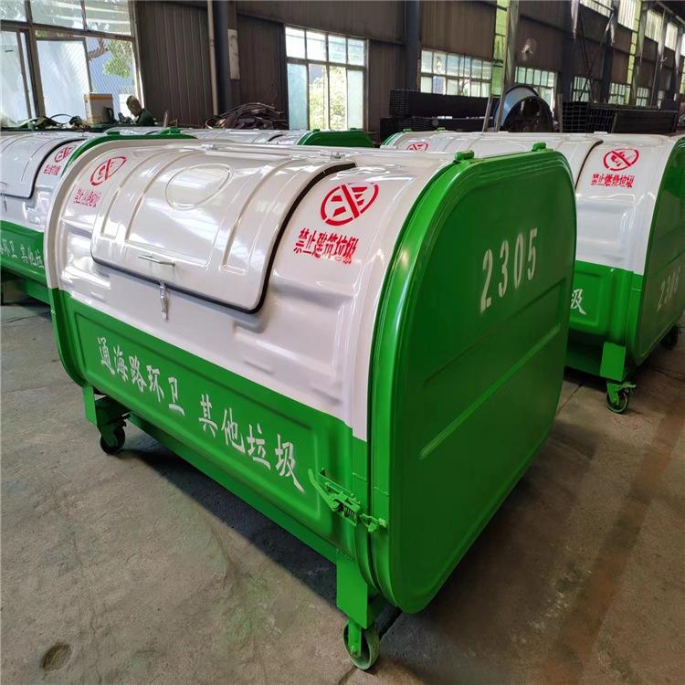 大二型3圾边方312钩臂垃圾箱直销3方车载垃箱底三厚度大量现货