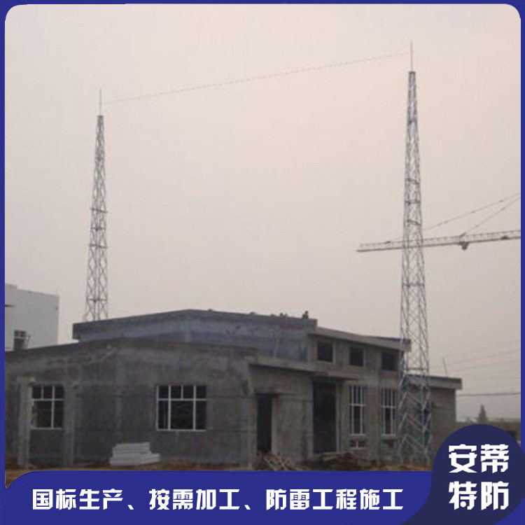 GFW1-9拉线双塔避雷塔防雷接地
