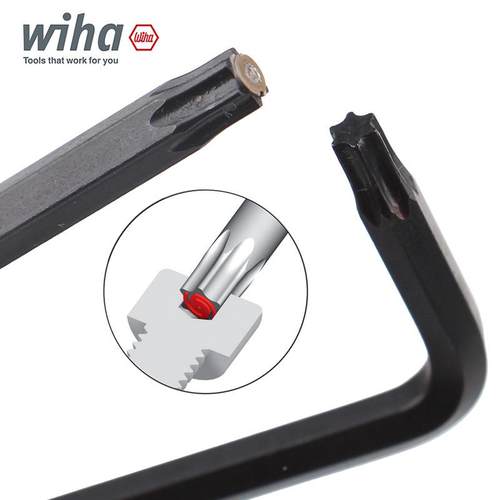 德国wha威汉梅QNY花内六角扳手进带口卡锁簧防脱落自紧星型扳手36