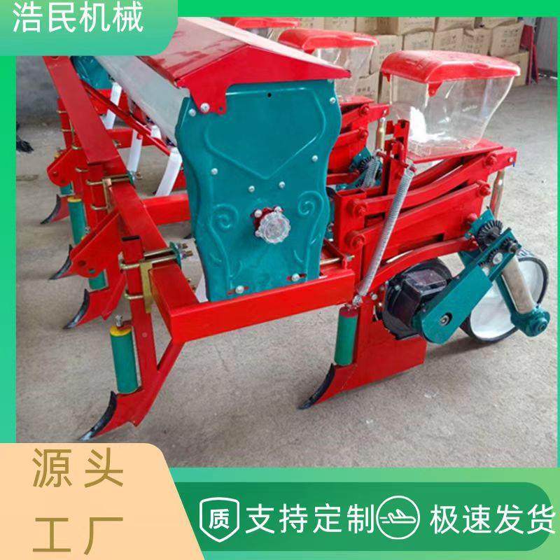 可LFW玉新型米免耕播种机四行悬浮式玉米播机播双粒种玉米种植机