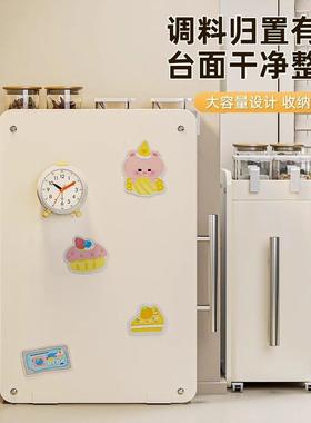 厨房调料品角AL100614转物架台面抽拉式置调料架多能功家用油盐酱