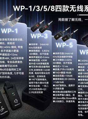 M-VAEWP-IZU1V//5/8电吉无线发3射接收器贝斯电吹管他收发器连接