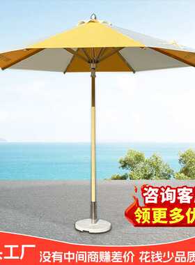 48柱铝合金材质户外防晒遮阳伞室外泳池伞广告伞庭院伞室外阳台遮