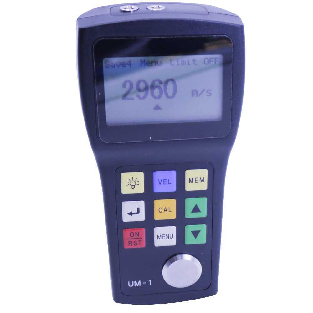 UM-1数字超声波测厚仪与PT-08探头范围0.8毫米-100毫米