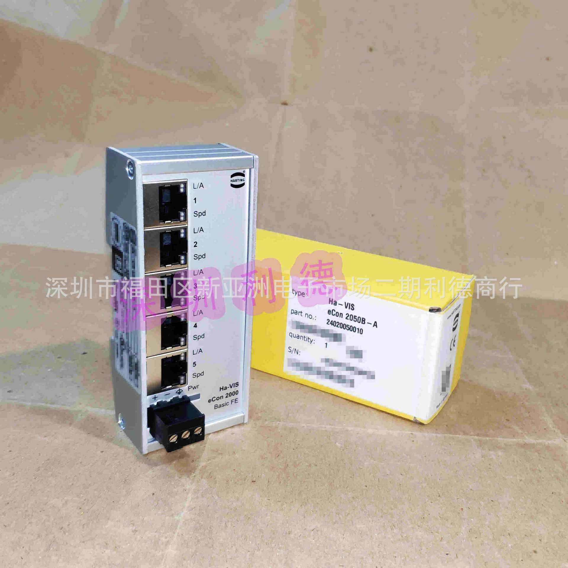 24020050010 浩亭HARTING工业以太网交換机 非管理型 快速以太网