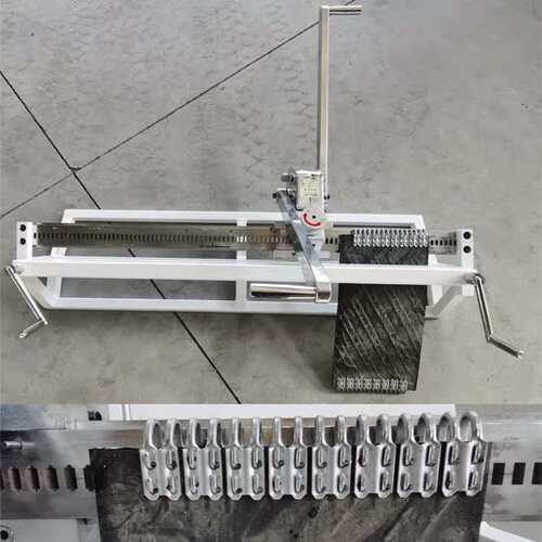 LK1000-1000手拉式钉扣机 1米工业输送带扣打扣机KJ1000型订扣机