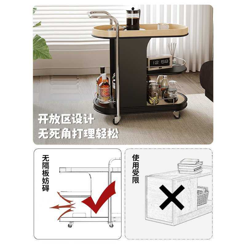 MX878#活动沙发边桌推车客厅咖啡桌小桌阳台小创意卧室床头柜高端