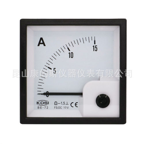 KDSI出口型电流表电压表BE-72 DC10V15A电工仪表