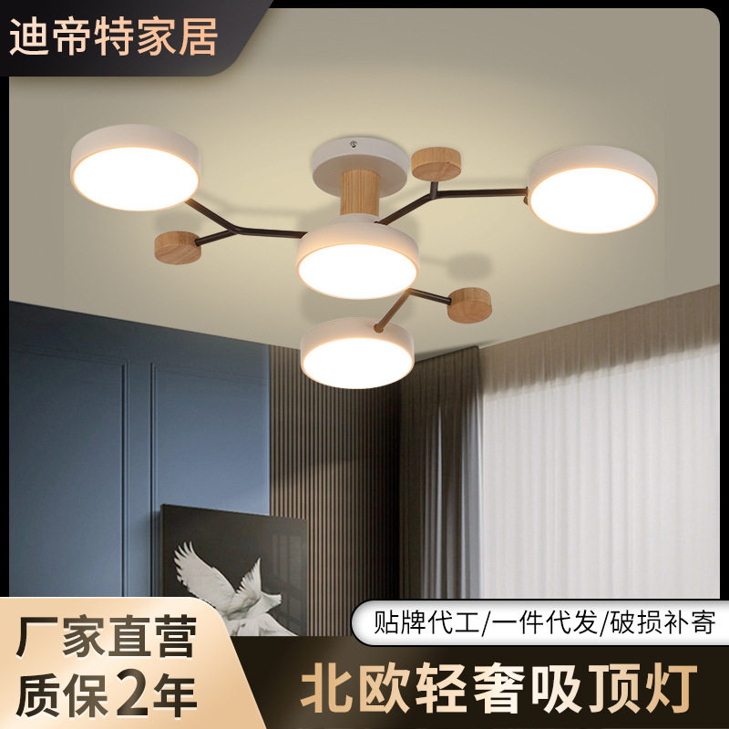 多头客厅吊灯现代家装北欧吸顶灯创意餐厅灯服装店大厅枝型吊灯