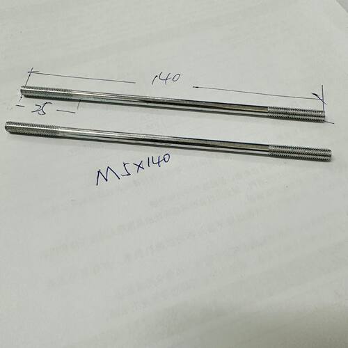 M5*140镀锌双头螺栓螺丝