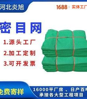 现货供应密目网 绿色密目网工程4针6针防护网工地绿色防尘安全网