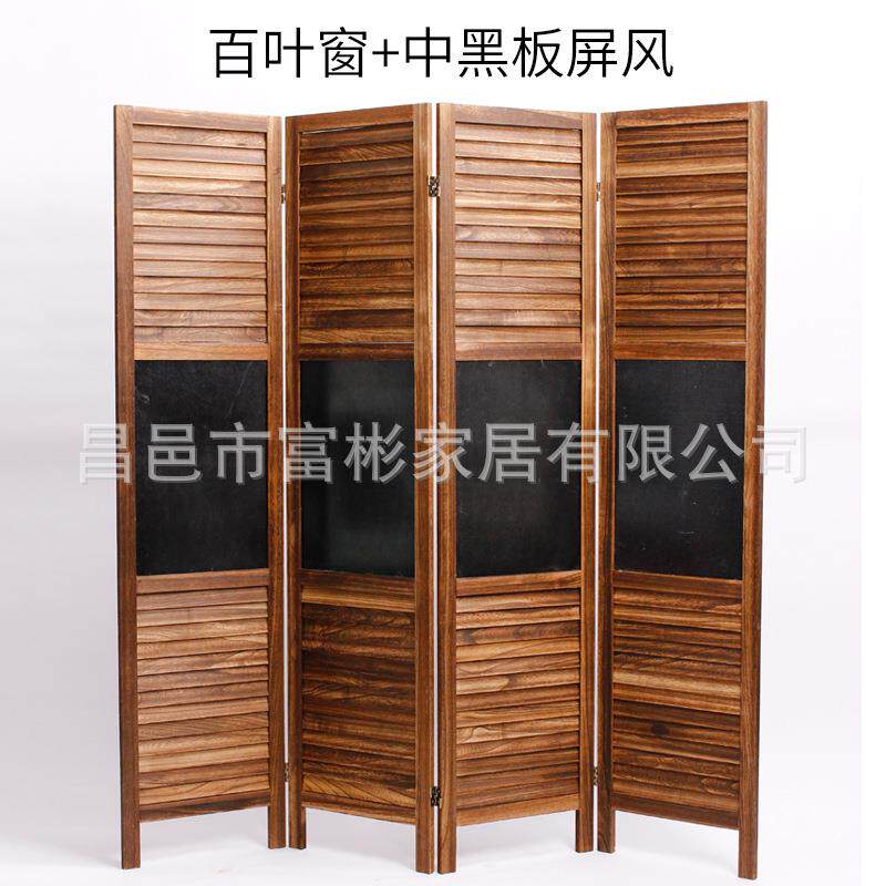 【新品屏风】实木格子竹编装饰屏风隔断墙木格栅玄关客厅折叠移动