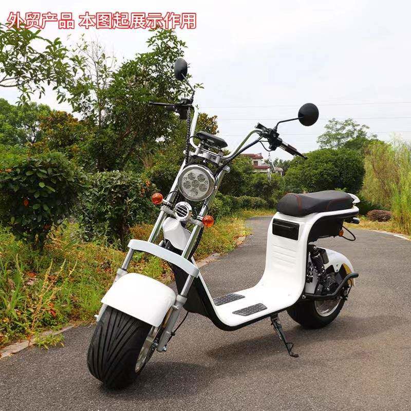 锂电池智能哈雷电动成人踏板电瓶车 电动宽胎滑板代步车60V2000W