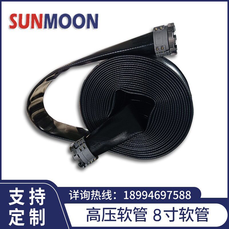 厂家生产页岩气压裂供水聚氨酯软管现货高压排污管多规格软管