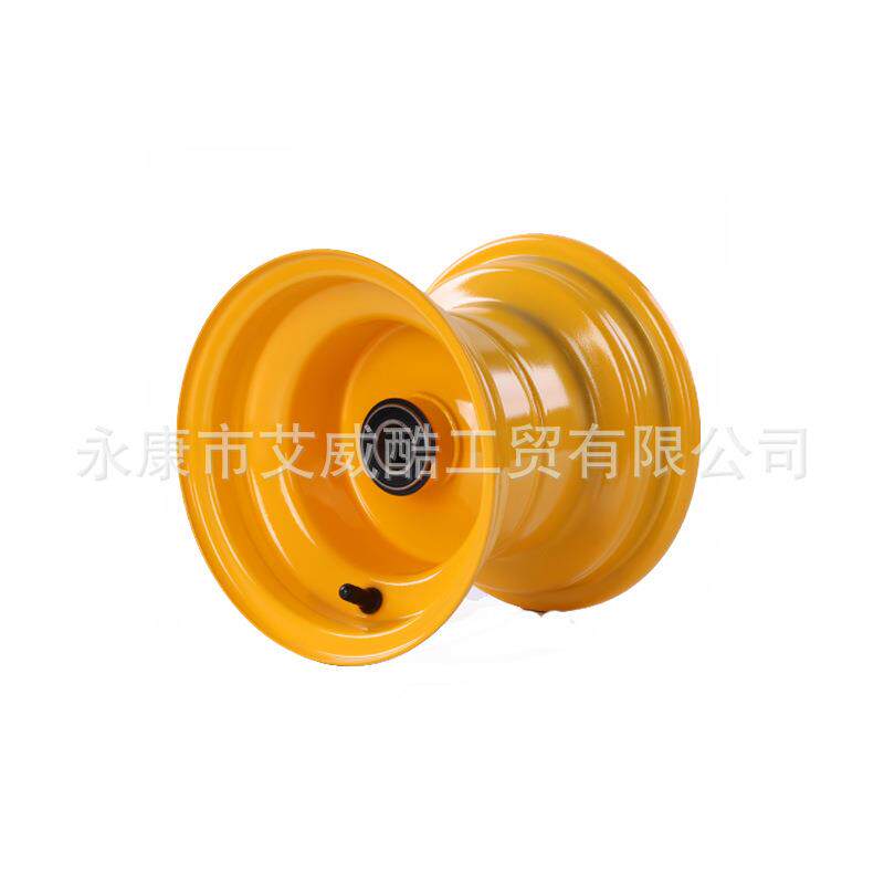 草坪割草机 拖车轮毂6寸带轴承轮毂6x4 .5可配15x6.00-6轮胎