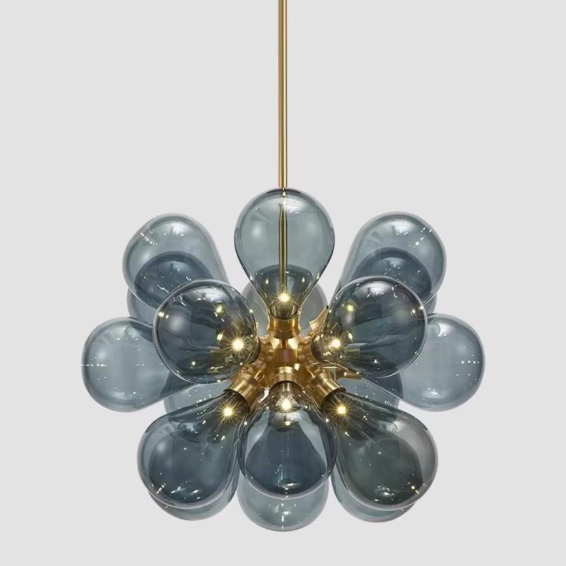 后现代简约时尚创意吊灯儿童房客厅卧室样板房设计师玻璃新款吊灯