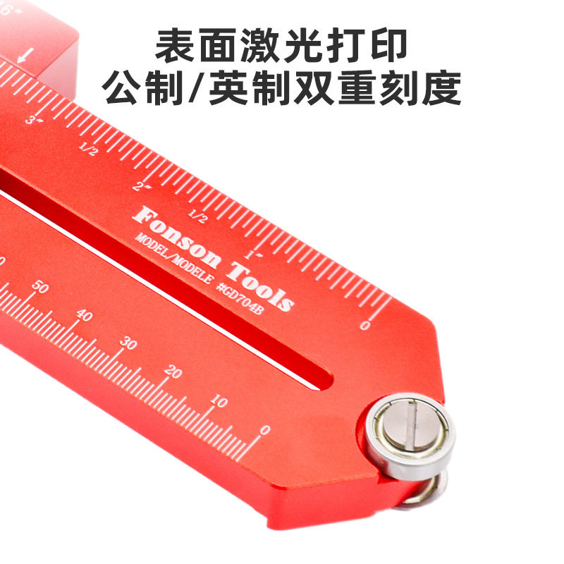 木工台锯薄板锯切导向器倒装滚轮切割限位器锯片进料辅具丰森