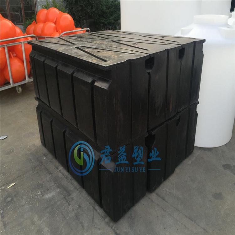 塑料浮排 码头浮桥浮体 塑料游艇码头浮箱 水上平台浮箱浮筒