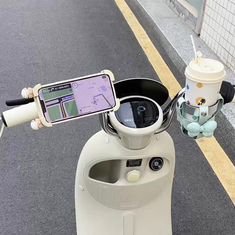 电动车手机支架防震防抖2025新款外卖骑手导航专用雅迪爱玛通用