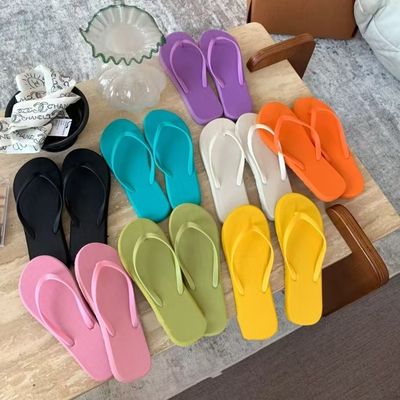 省事又百搭！ins果冻人字拖！好穿又好看！防滑简约亮色细带拖鞋