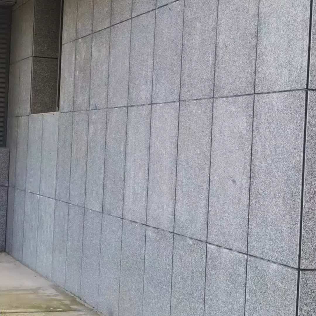 花岗岩河南珍珠灰板材 室内外墙干挂大理石石材背景墙面