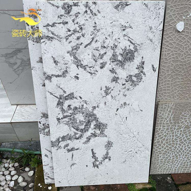 佛山瓷砖通体大理石白色雪花客厅地砖600x1200亮面柔光厨卫墙砖