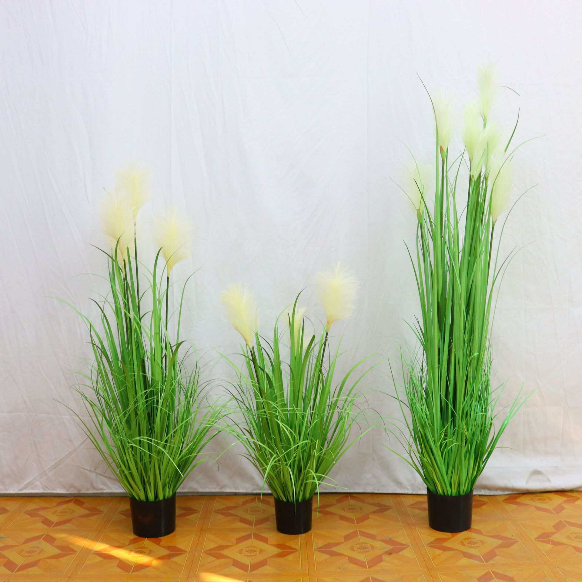 植物芦苇盆栽假草狗尾巴草客厅室内装饰落地纯草摆件仿真装饰摆件