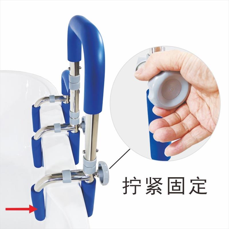 家用浴缸老人起身防滑助力安全浴缸扶手免打孔安装不锈钢工厂