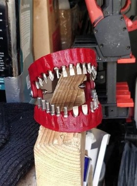 多功能便捷式口腔造型义齿钻头支架摆件收藏礼物工具盒子