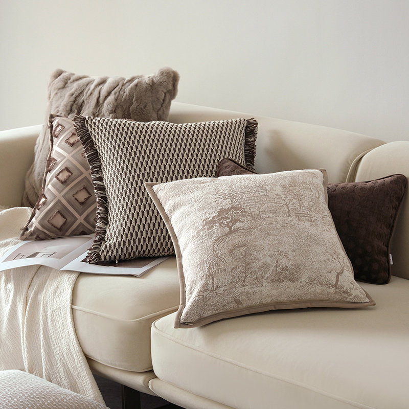 PADSON复古美拉德高端抱枕沙发客厅现代简约靠枕轻奢高级感腰靠垫