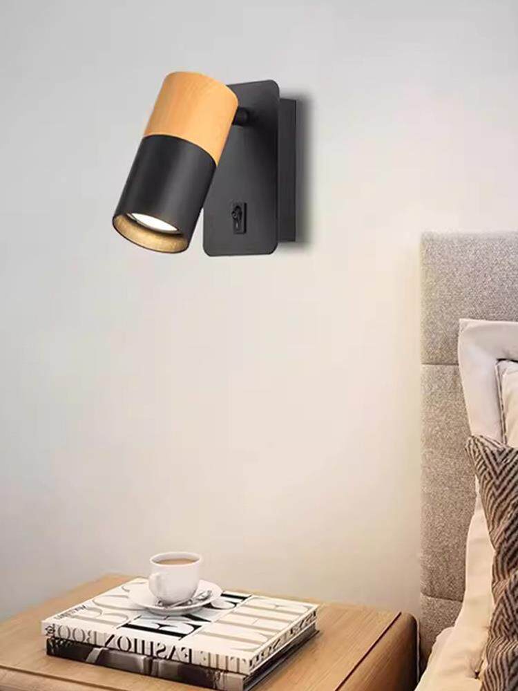 床头阅读灯卧室墙灯带开关可旋转调角度酒店客厅照画壁灯可换灯泡