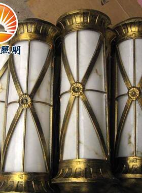 双头户外壁灯仿云石壁灯草坪灯庭院灯创意户外壁灯NN-46502