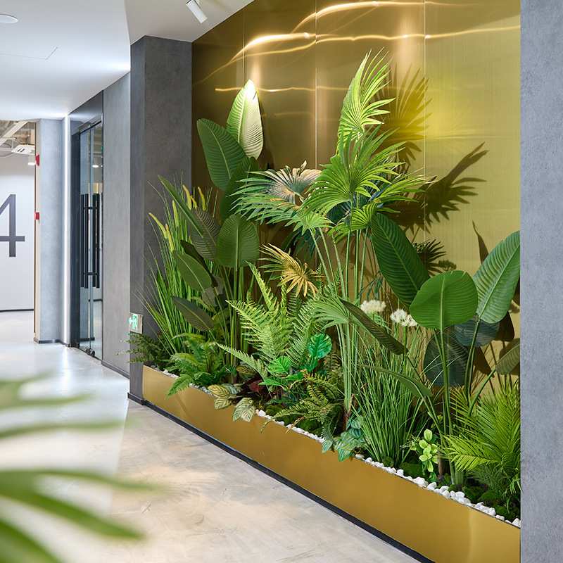 仿真绿植造景室内装饰商场办公室大型景观植物盆栽摆件布置仿真树