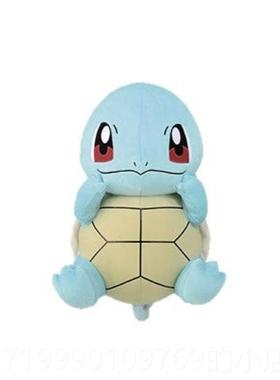 高档抱本日正品pokemo杰n宠物小精灵大号口袋妖怪尼龟公仔枕毛绒
