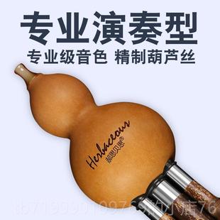 高档郝思台贝 录考音级思专业舞演奏型 葫芦丝乐器c调降B调