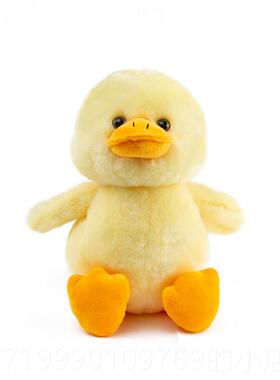 高档Nuz枕zle爱孙艳同样可的小黄鸭儿童毛绒玩具娃娃娃豪娃头为妇