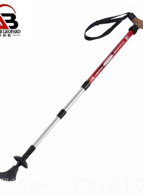 高档采购产品丛林外豹徒步旅行杆，户正品7075徒步旅行，四t杆型