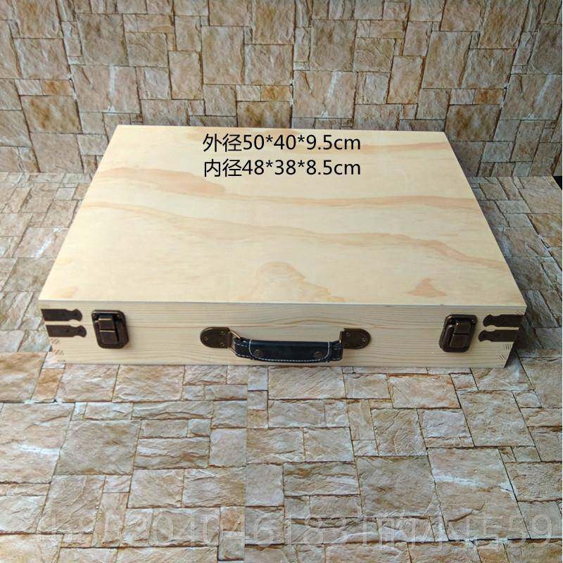 高档欧式复古手提箱储木箱衣收纳盒服木收纳箱工具整理箱大物号号