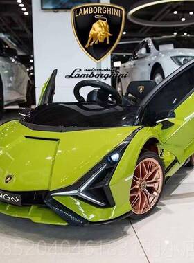 高档儿童电动车四童轮剪刀门男汽车遥控玩具车可坐宝人女孩1-6岁